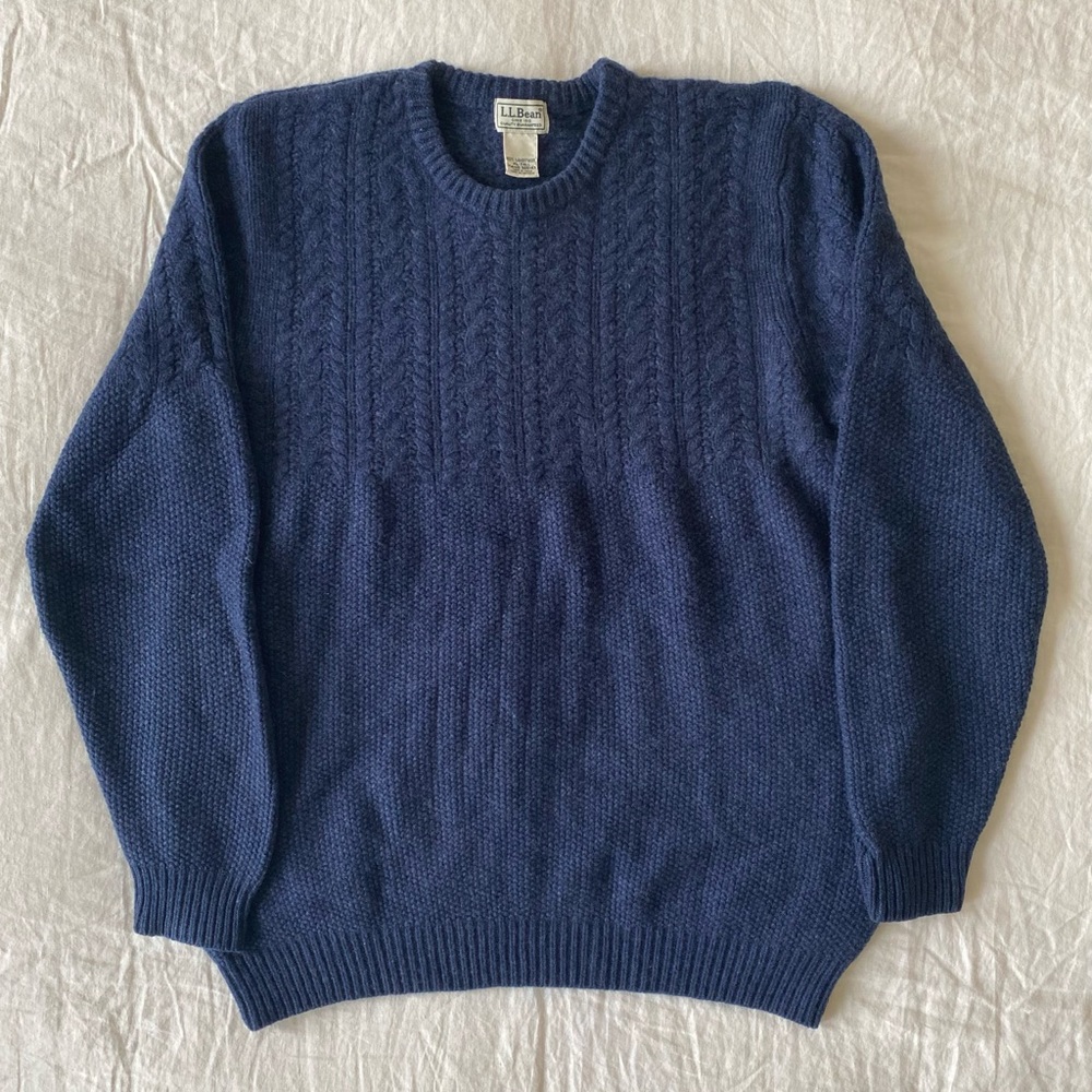 L.L. Bean 100% Lambs’ Wool Sweater